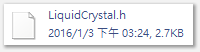 LiquidCrystal.h